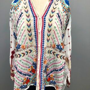 Johnny Was Diha Blouse Brand Bew w/ Tags XS